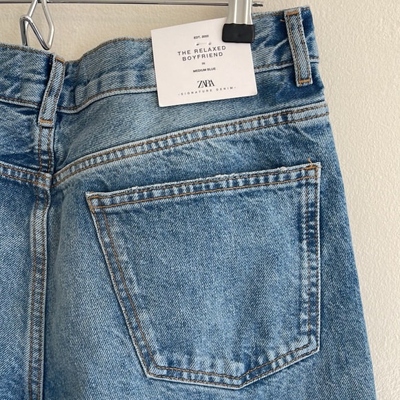 Zara Relaxed Boyfriend Straight Leg | NWT | Size 8 - Picture 12 of 12